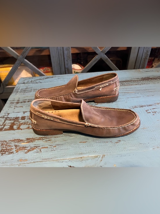 J.D. Fisk Other - J.D. FISK Men's Soft Brown Leather Slip-On Loafers